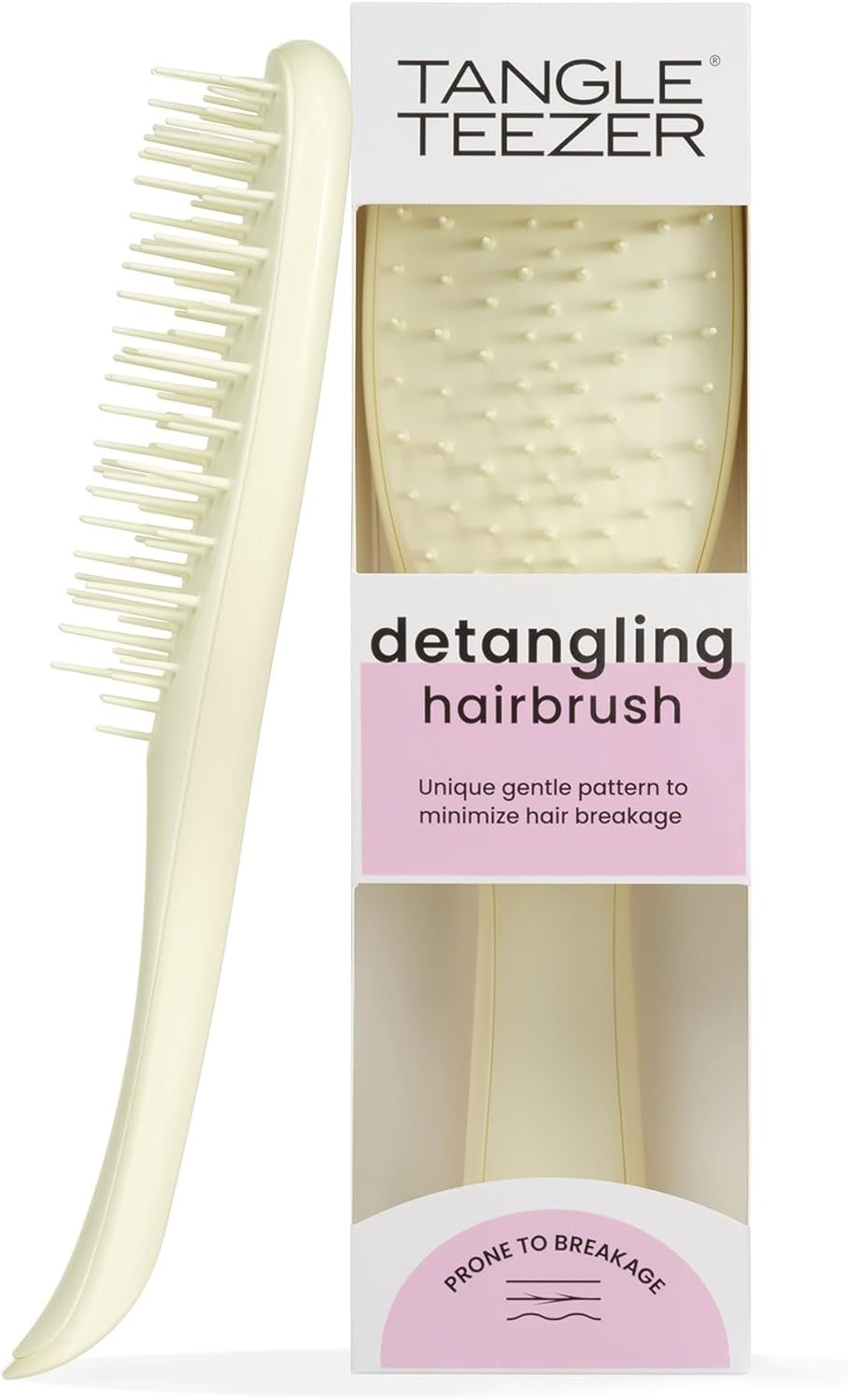Tangle Teezer Extra Gentle Ultimate Detangler Hairbrush, Less Tension to Minimise Breakage, Effective and Extra Gentle Detangling, Safe for Uuse on Wet and Dry Hair, for All Hair Types, Eucalyptus