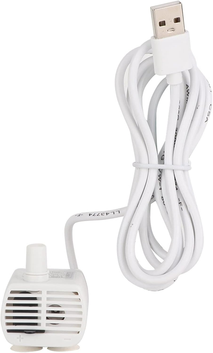 A K O Z O N USB Mini Submersible Pump, DC 5V Low Noise Water Pump for Aquarium Fountain Pet Water Dispenser, 200L/H Flow Rate image number 4