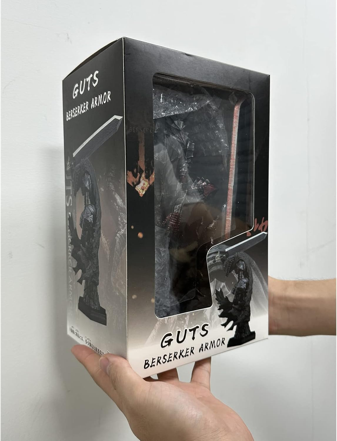 Berserk - Guts Anime Figures Model 25Cm9.8Inch Guts Battle Damaged Version Character Statue Toy Desktop Collections Decorations Kids Gift