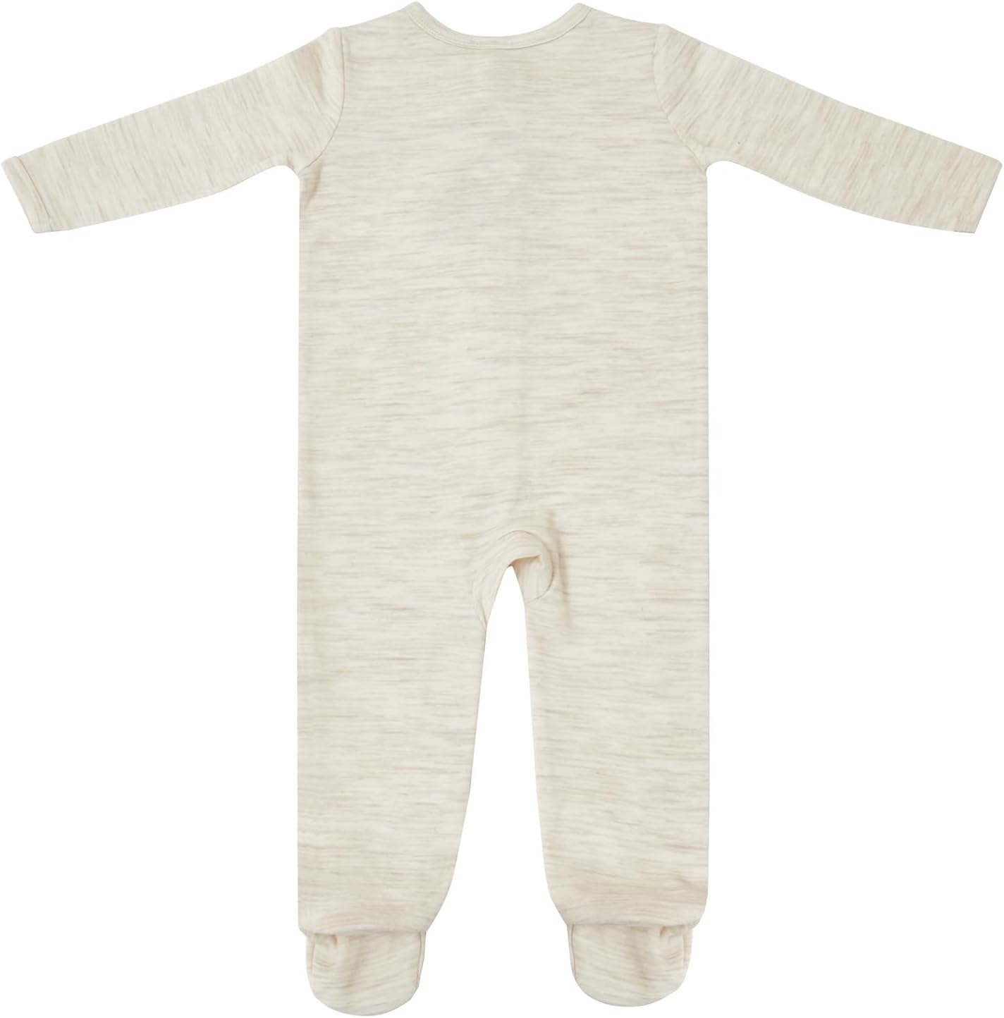 Merino Baby Merino Wool Coverall for 6-12 Months Babies, Cream Marle image number 3