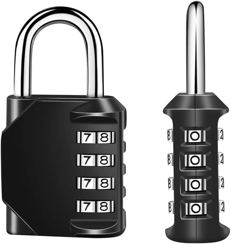 Combination-Lock 4 Digit Outdoor Waterproof Padlock,Gate,Locker,Hasp Number Lock - Enhanced Security with 10,000 Unique Code Options image number 2