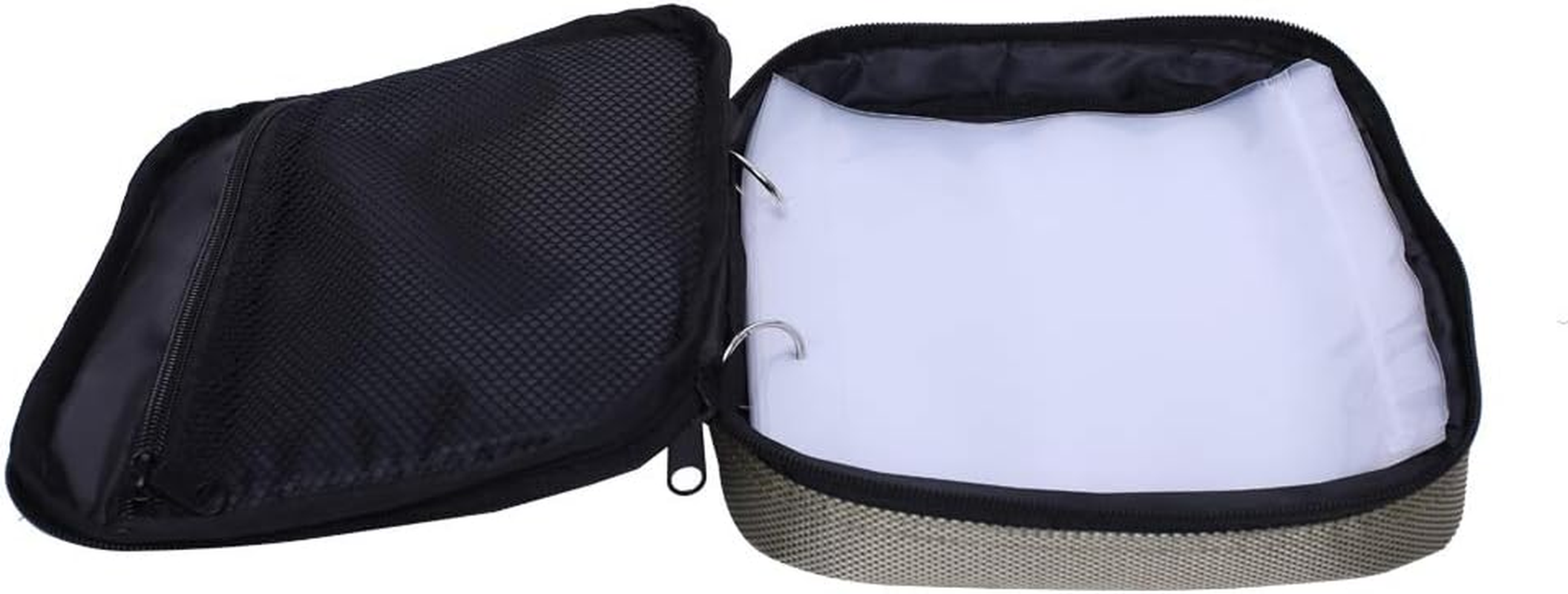 Raprance Fishing Lure Bag Baits Tackle Binder Organizer Storage Plastic Bag（Orange）