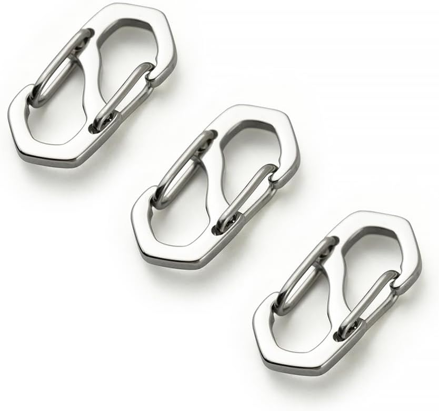 3Pcs Pinch Bails for Pendants Clasp Connectors Bails for Jewelry Necklace Clip Pendant Clasps (0.63In, Black)