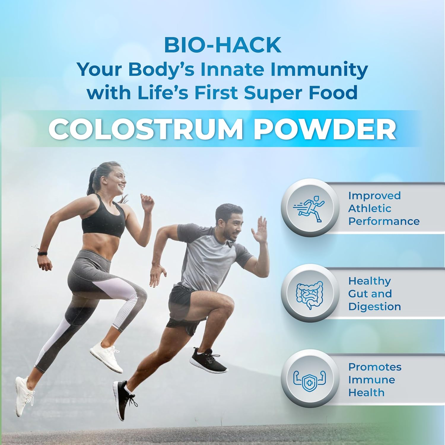 Wellness Extract Bovine Colostrum Powder Rich in Protein & Lactoferrin- the True Supplement for Immune Support, Gut Health - 60G image number 2
