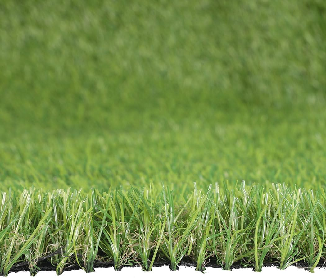 Marlow 1M X 20M Artificial Grass Synthetic Turf Fake Plastic Plant 20SQM, 40MM Thickness Cuttable Synthetic Grass Rug, DIY Pads Door Mat Rug for Garden Patio Lawn Backyard Outdoor(Black Backing) image number 3