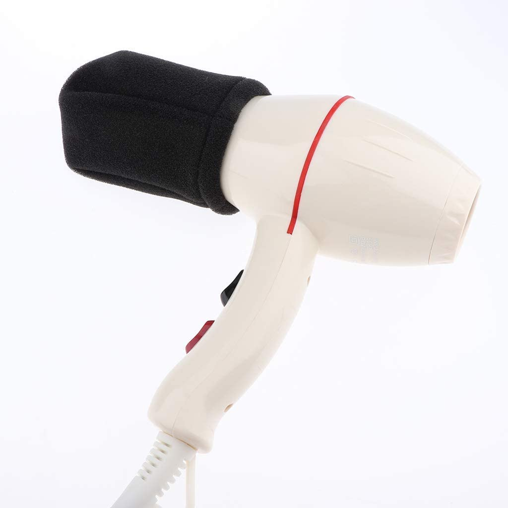 Hot Sock Diffuser Hairdressing Foldable Sponge Black Universal Hair Dryer Hot Sock Diffuser Travel Wind Blower Attachment Cover Fit All Blow Tool image number 5