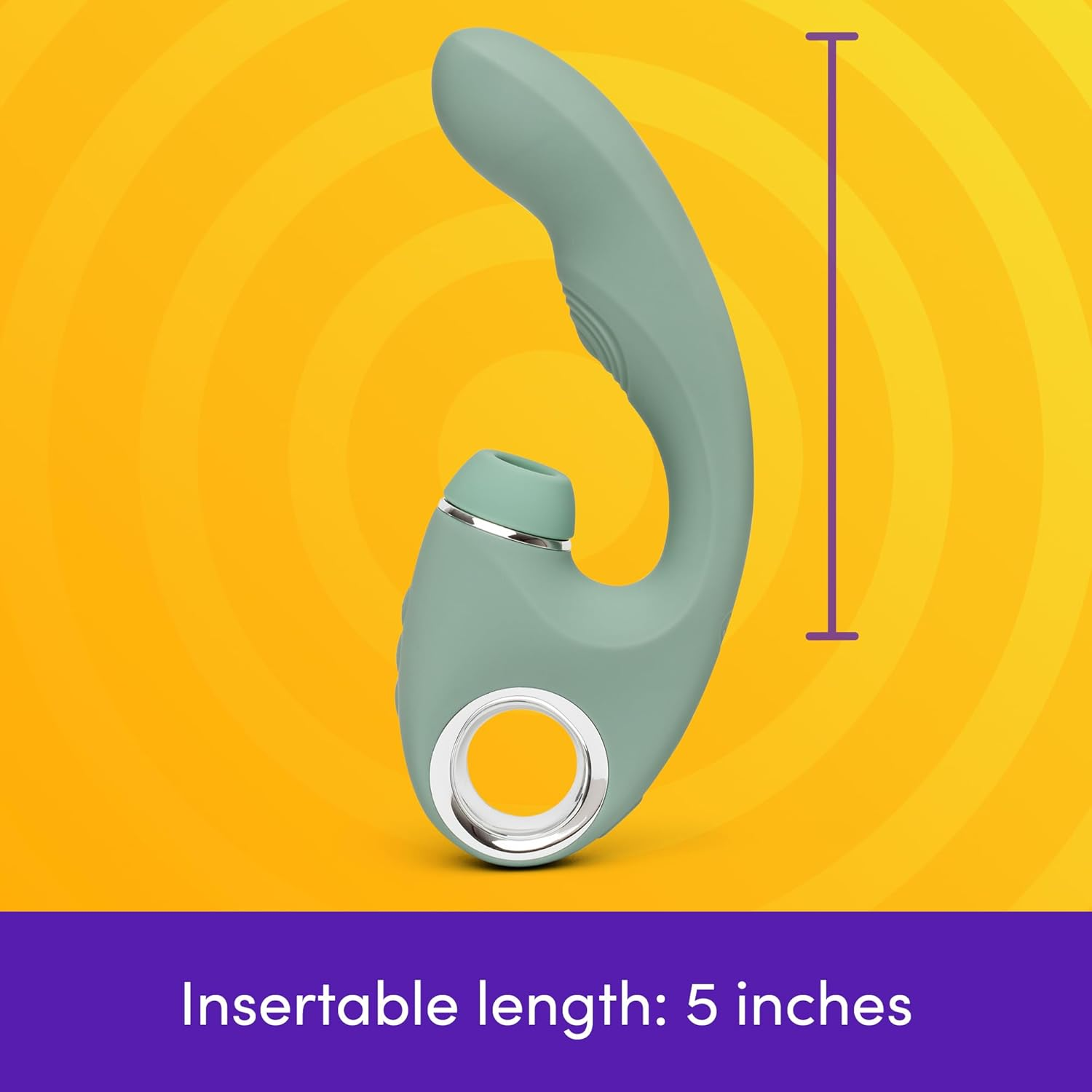 Lovehoney Pulsing G Spot Vibrator & Clit Sucker Stimulator | Dual Stimulation Silicone Vibrating Dildo for Women | Clitoral Suction Adult Toy | Sexual Pleasure Massager Tool | Sex Toys for Couples image number 1