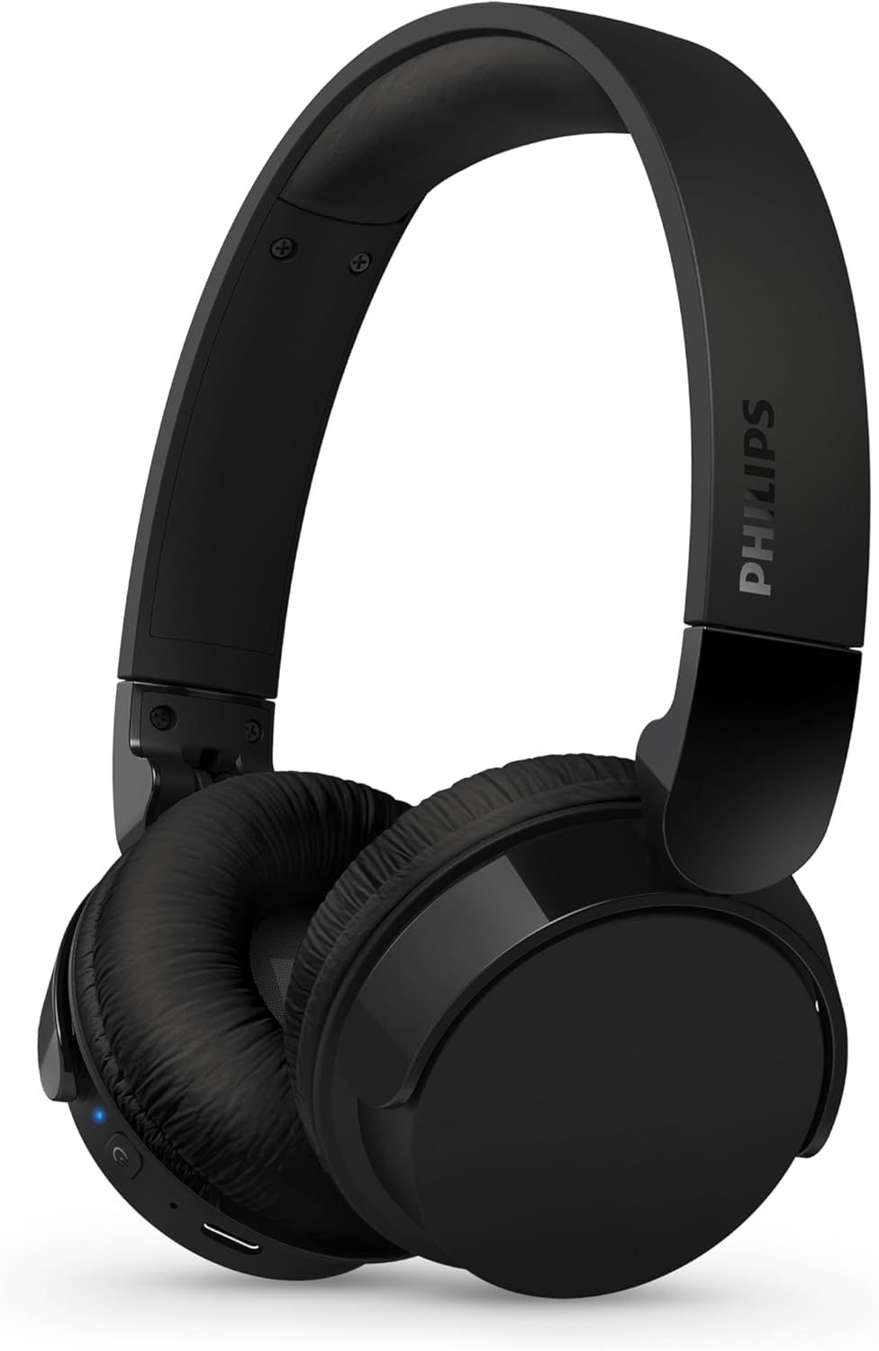 Philips TAH4209BL Lightweight On-Ear Wireless Bluetooth Headphones with Passive Noise Isolation - 55 Hours Playtime, Clear Calls, Dynamic Bass, 2 Hours USB-C Charging - Blue