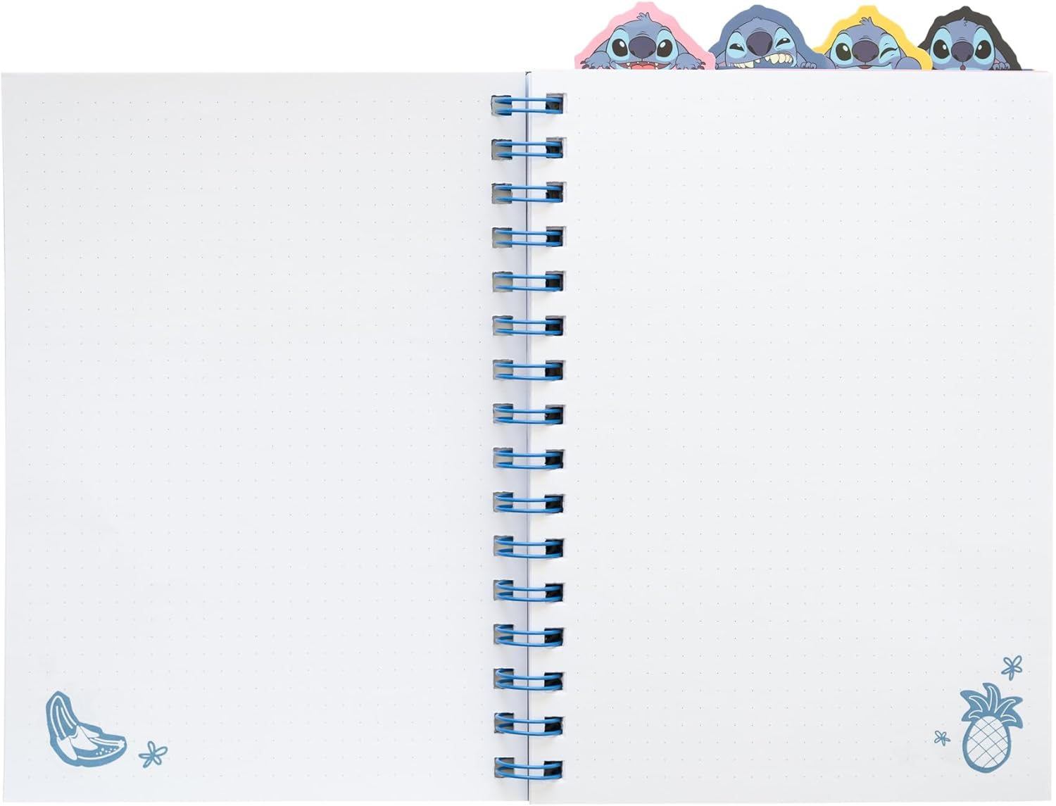 Grupo Erik Disney Stitch A5 Project Notebook with 4 Dividers | A5 Notebook with Dividers, Project Planner, Notepad A5 | Stitch Gifts, Stitch Stationery, Stitch Gift, Disney Stationery image number 3