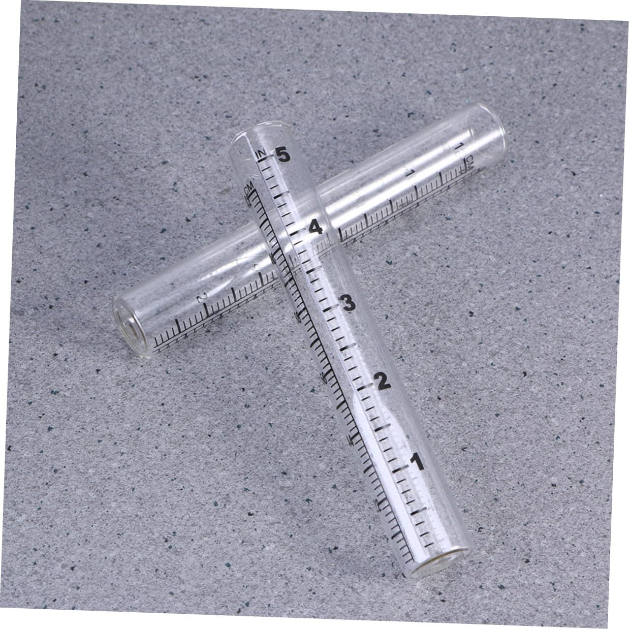 Milisten 4Pcs Glass Rain Gauge Measuring Tubes Transparent Outdoor Rainwater Collector with Clear Scale for Garden Lawn Measurement image number 6