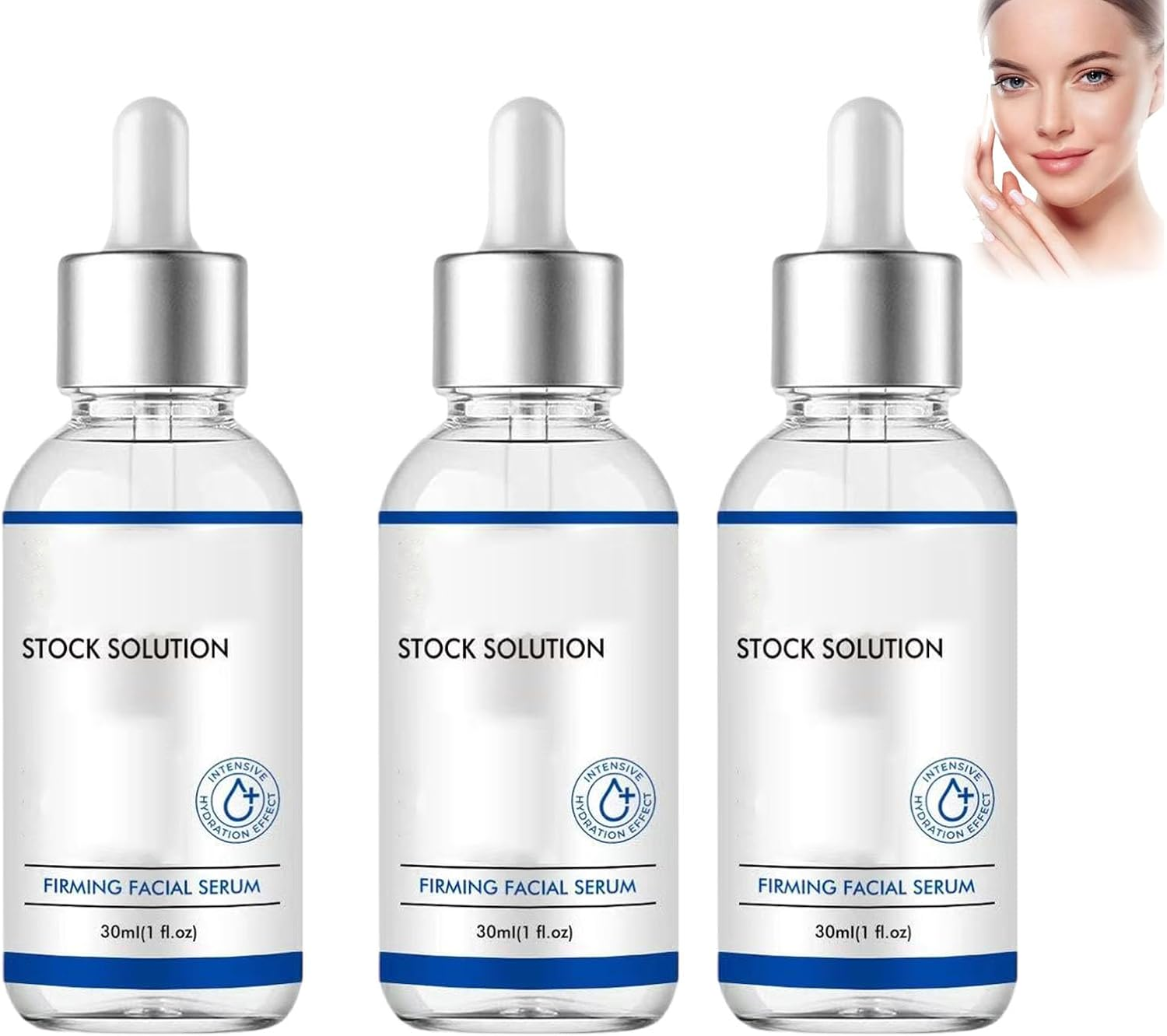 West Month Firming Facial Serum, West Month Facial Firming Serum, Facial Serums for Aging Skin, Stock Solution Facial Serum, Deep Wrinkle Repairing Serum, West Month Stock Solution (3Pcs)