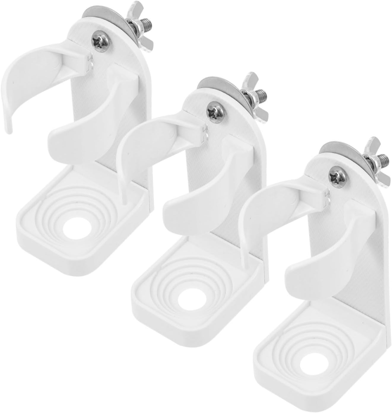 3Pcs Compact Pet Parrot Feeder Clips Bird Fruit Clamps Quick-Fix Clamps for Bird Cages Tidy Clean image number 1