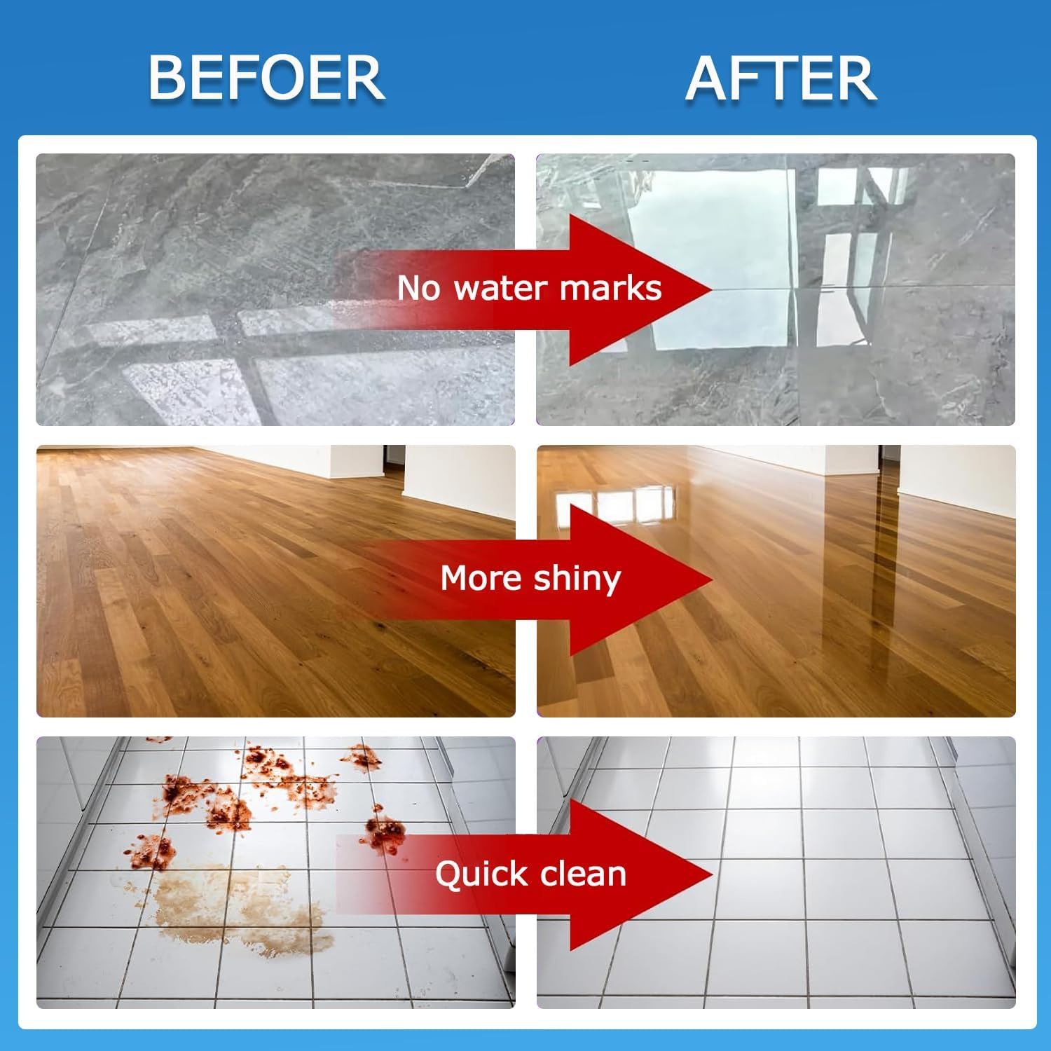 2-Pack Floor Cleaning Solution Compatible with All Roborock, Floor Cleaner for Hardwood, Compatible Robot Vacuums with Mopping and Wet and Dry Vacuum 1L image number 5