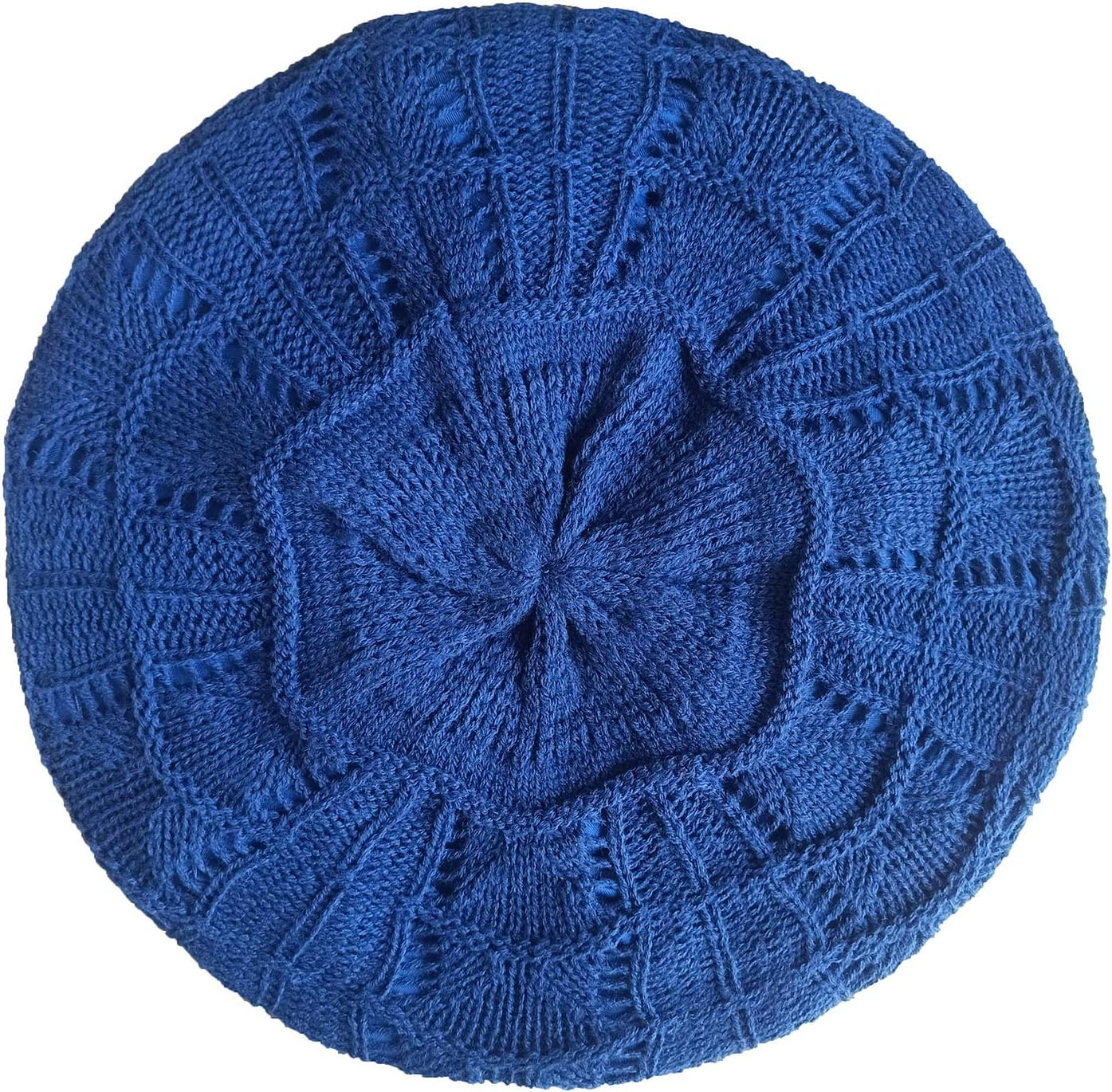 Hysunland Women'S Satin Lined Knitted Beret Ladies Winter Autumn Warm and Soft Beanie Hat Solid Color