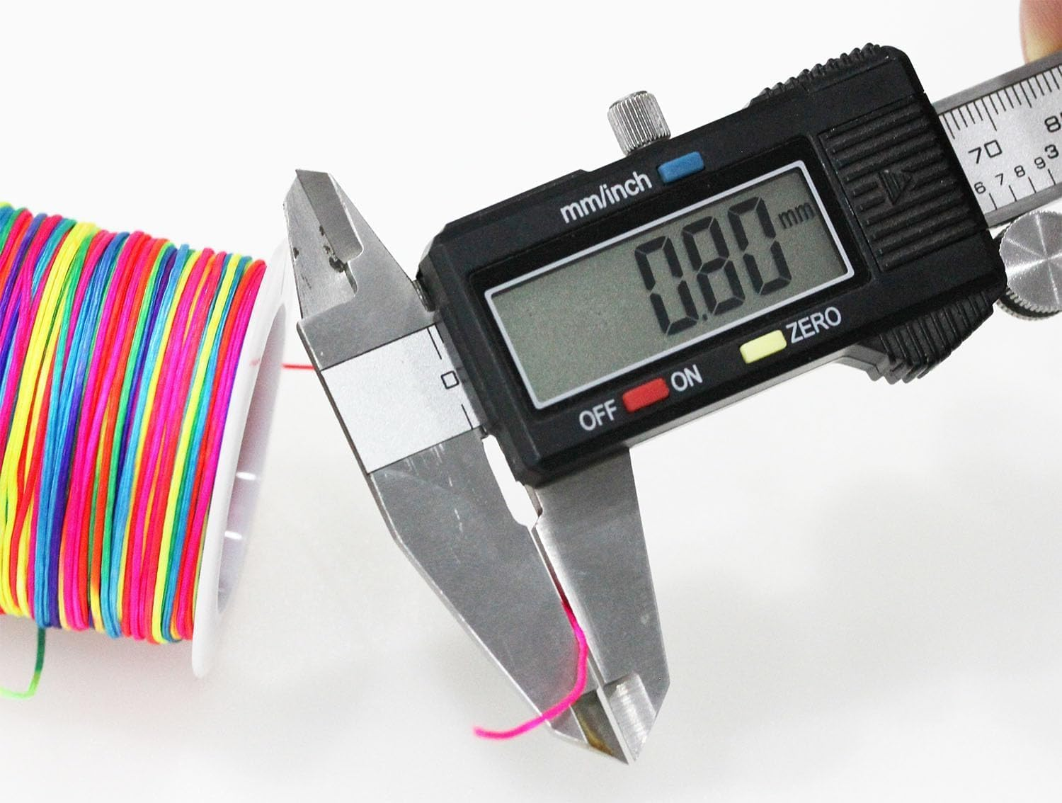 1500Yards Nylon String for Bracelets, Betterjonny 30 Rolls 0.8Mm Chinese Knotting Cord Nylon Beading String Thread for Kumihimo Macrame Jewelry Making Friendship Bracelets, 30 Colors