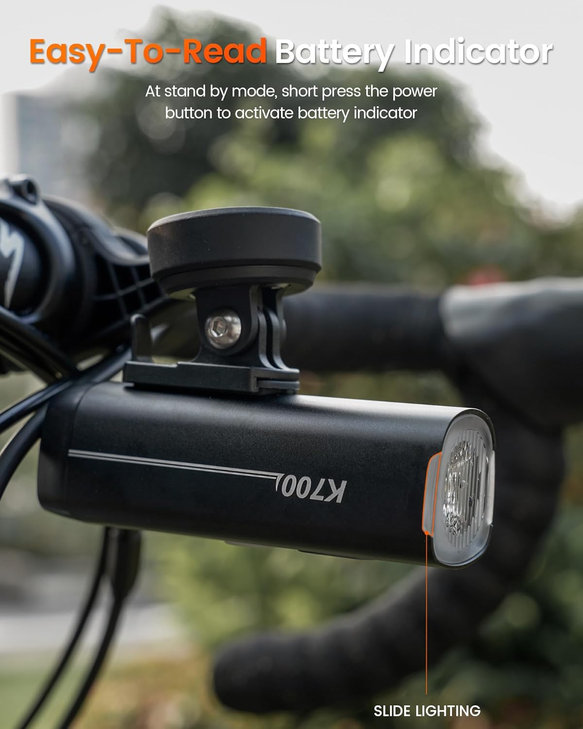 RAVEMEN K700 Smart Bike Lights, Bright Bicycle Light with Auto On/Off, Daytime Intelligent Mode image number 2