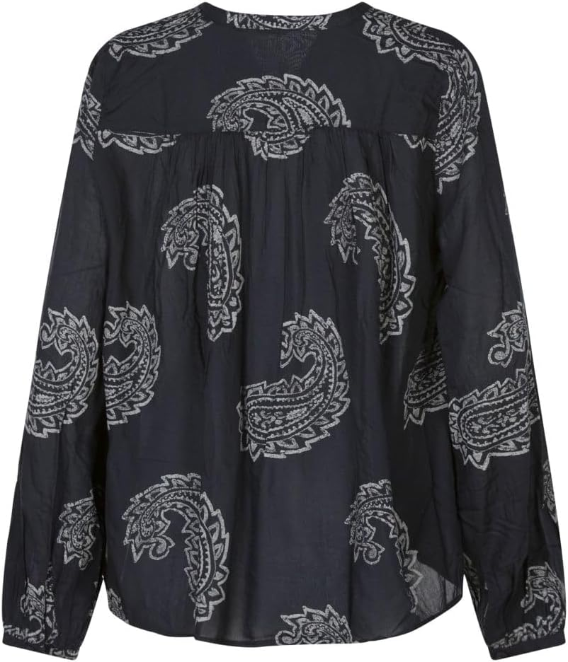 Mustang Women'S Style Feminine Blouse, Two Tone Paisley 12826, 8 AU image number 2