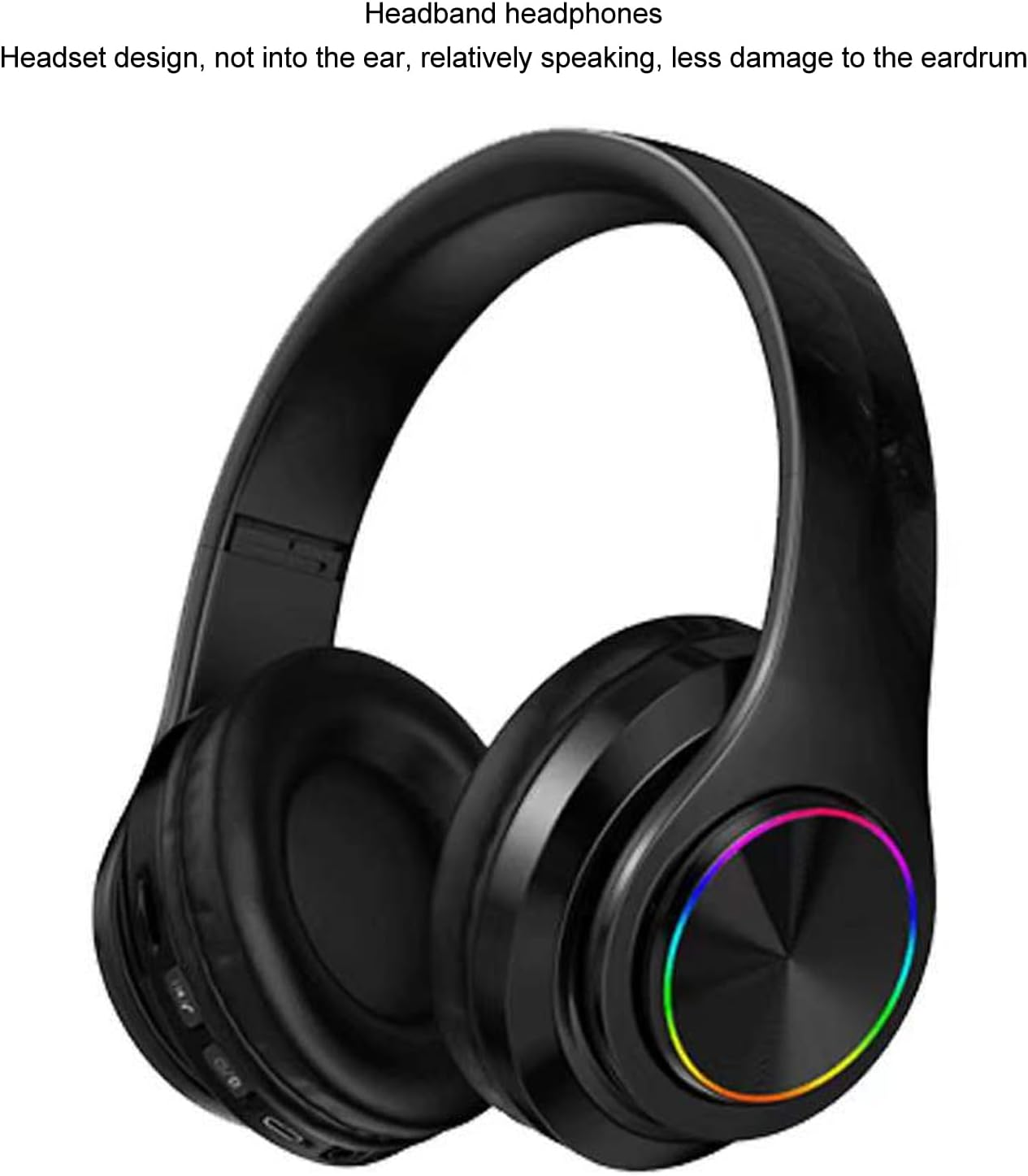 Active Noise Cancelling Headphones, Wireless Bluetooth Headphones, Stereo Sound Noise Reduction, Portable Foldable Bluetooth Headphones for Sports, image number 1