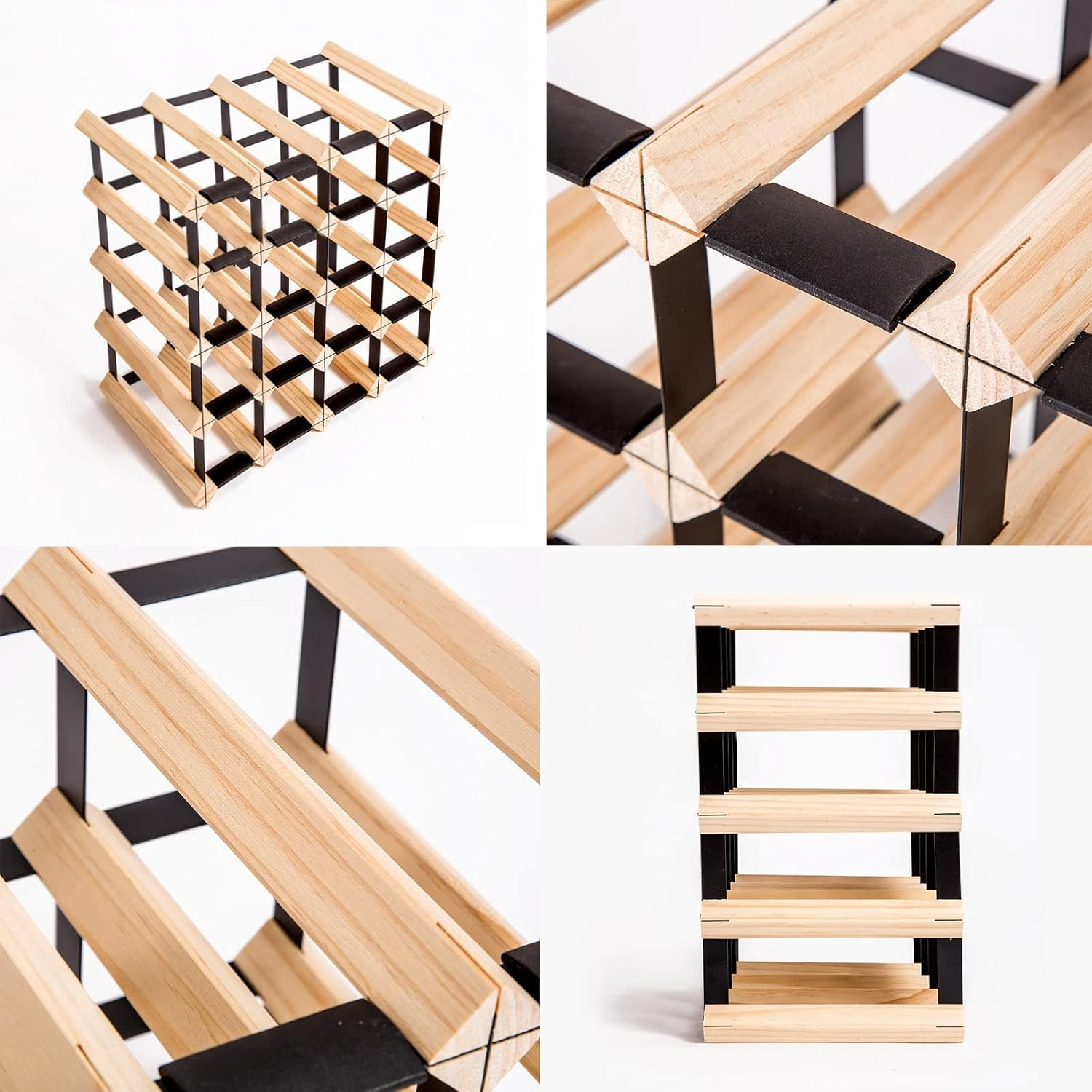 Home Ready FT-WWR03-20 20 Bottle Timber Wine Rack