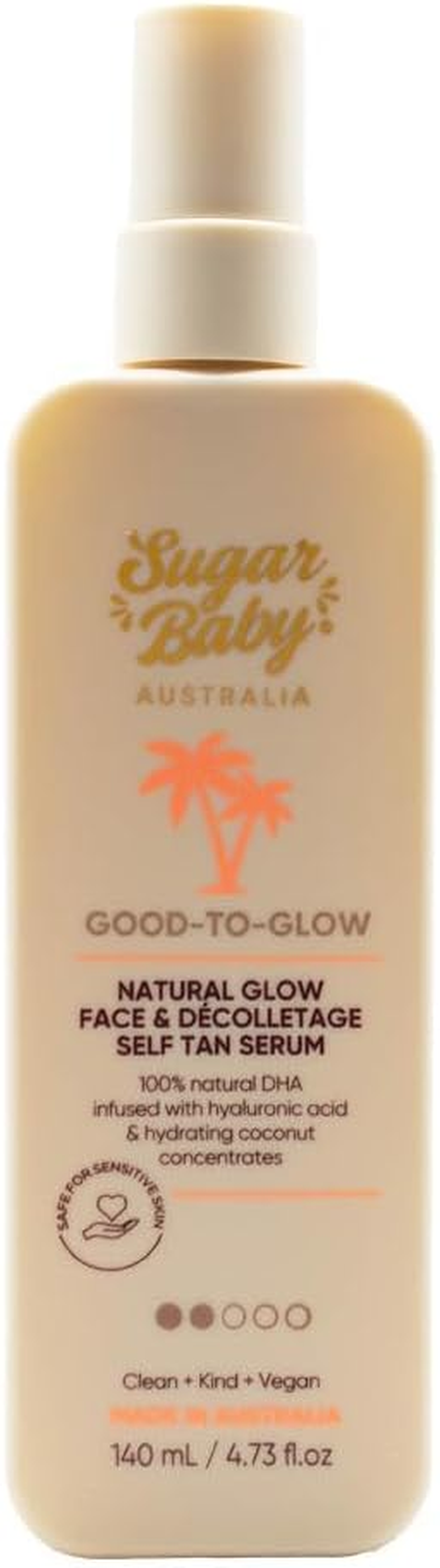 Sugar Baby Good To-Glow Natural Glow Face and Decolletage Self Tan Serum 140 Ml