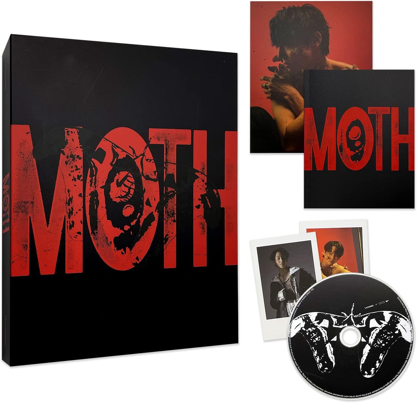 WOO SUNG - [MOTH] Sleeve + Box + Photo Book + Photo Card R image number 2