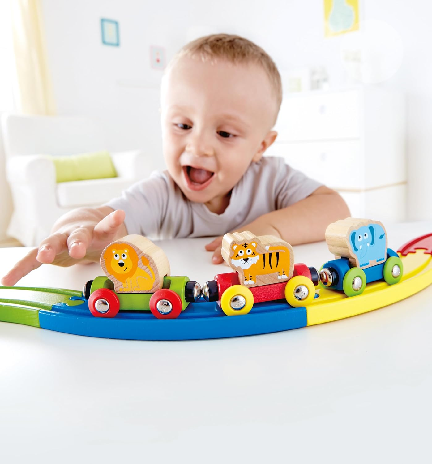 Hape E3807 Jungle Journey Train Toy 5.0 Cm*23.0 Cm*16.0 Cm image number 4