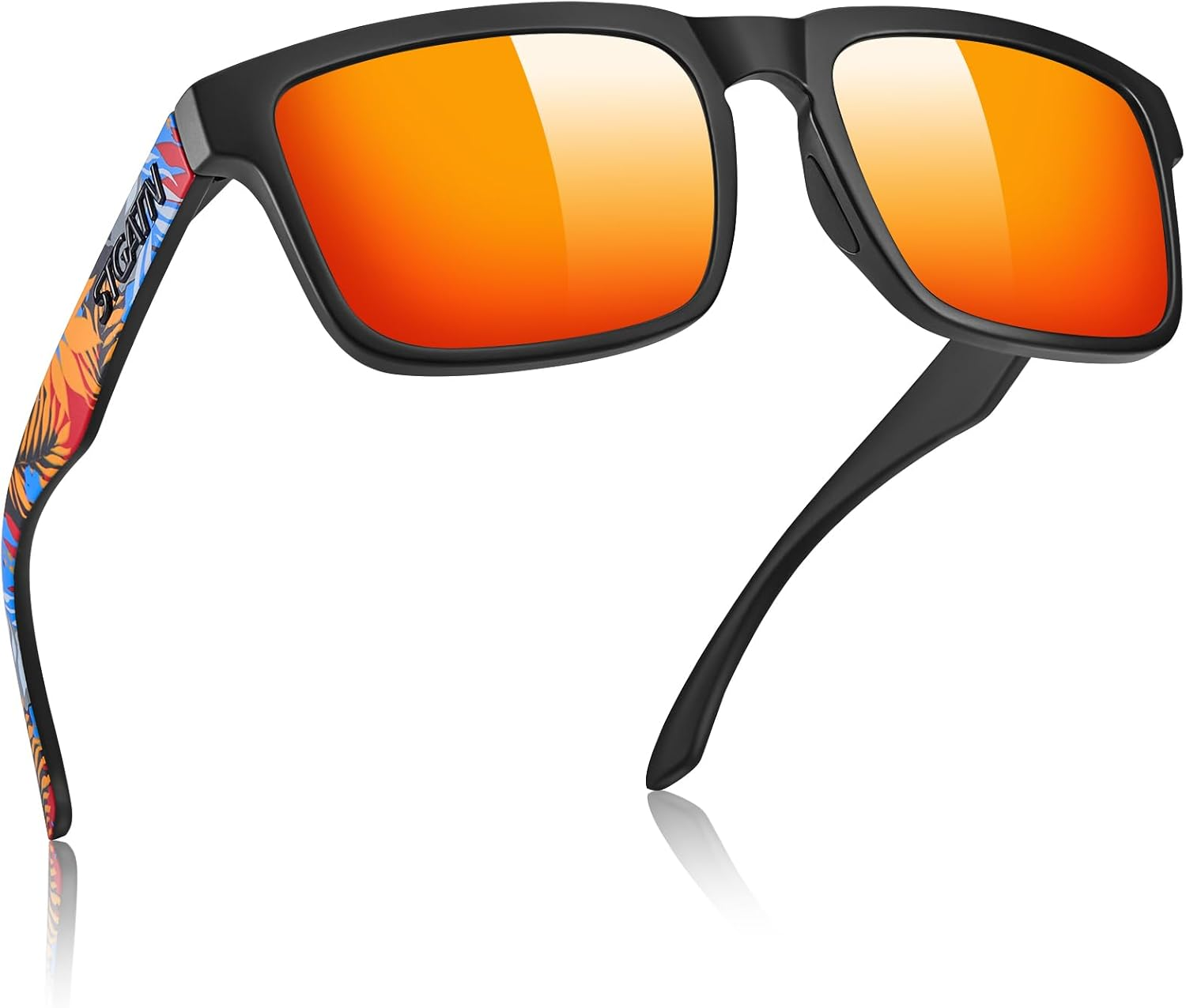 STGATN XL Big Head Sunglasses for Men - 155MM for Large Wide Heads Men'S TR90 Ultralight Polarized UV400 Protection Glasses