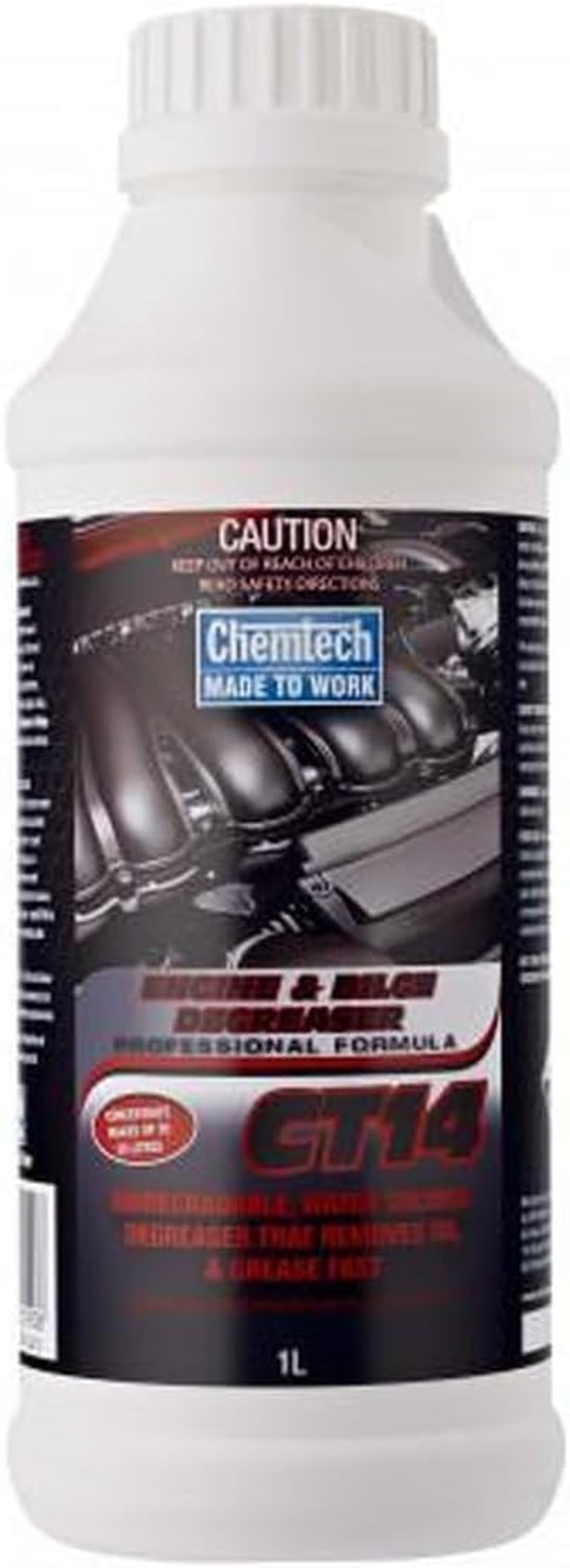 CT14 Gutsy Degreaser Removes Oil and Grease Fast (Pack of 1, 1 Litre)