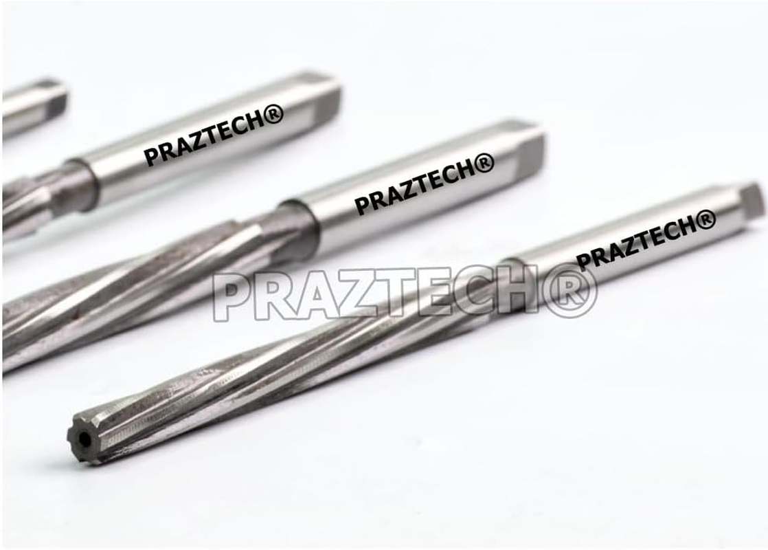 PRAZTECH&reg; HSS Valve Stem Guide Reamer Spiral Fixed | DIY | Motorcycles | Atvs | Boat | Quad | Cars | Trucks | Engine Workshop Hand Tool (Set of 7Pcs 4Mm to 7Mm)