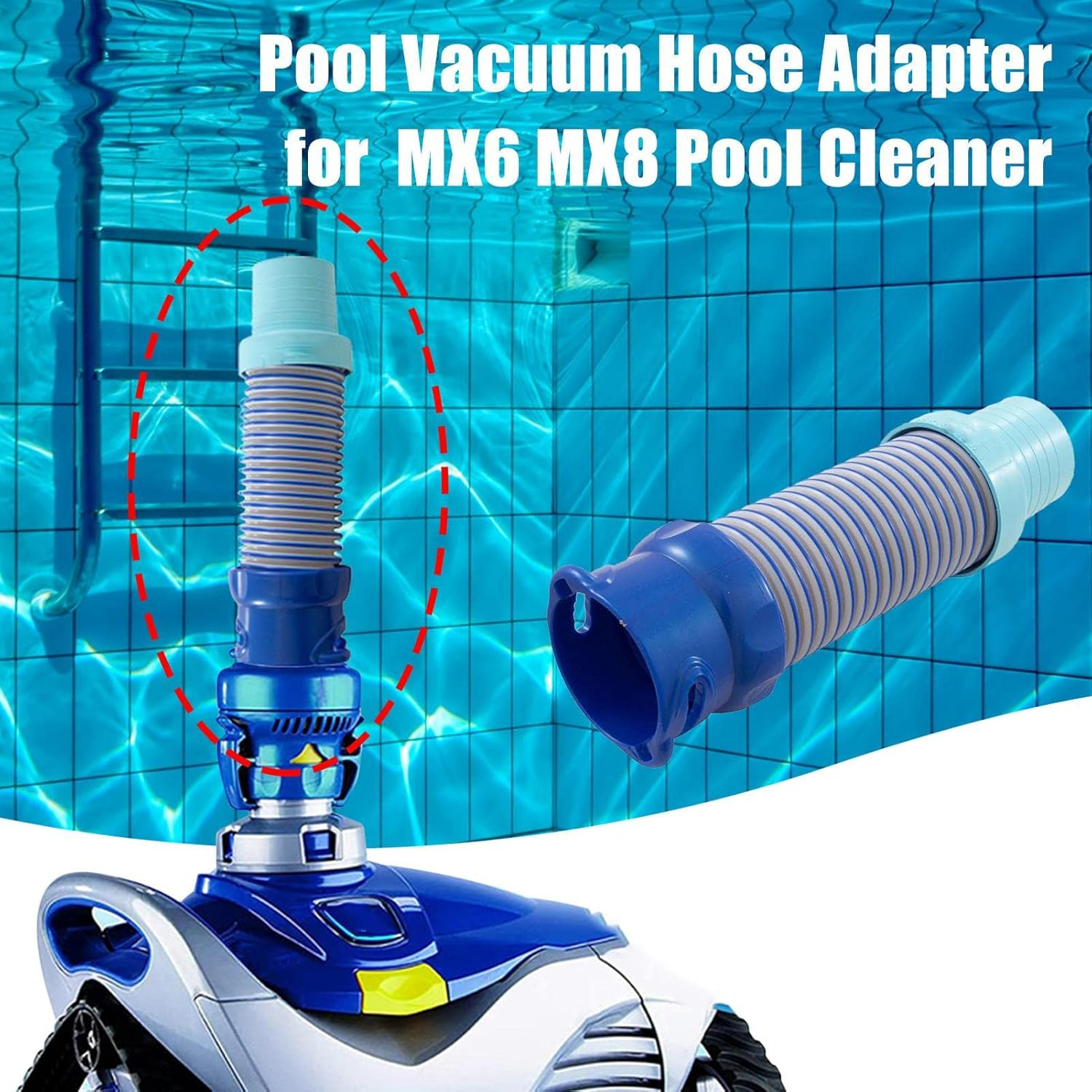 Pool Cleaner Hose - MX6 MX8 Pool Pump Hose | Swimming Pool Cleaner Hose for Most Pool Cleaner image number 1