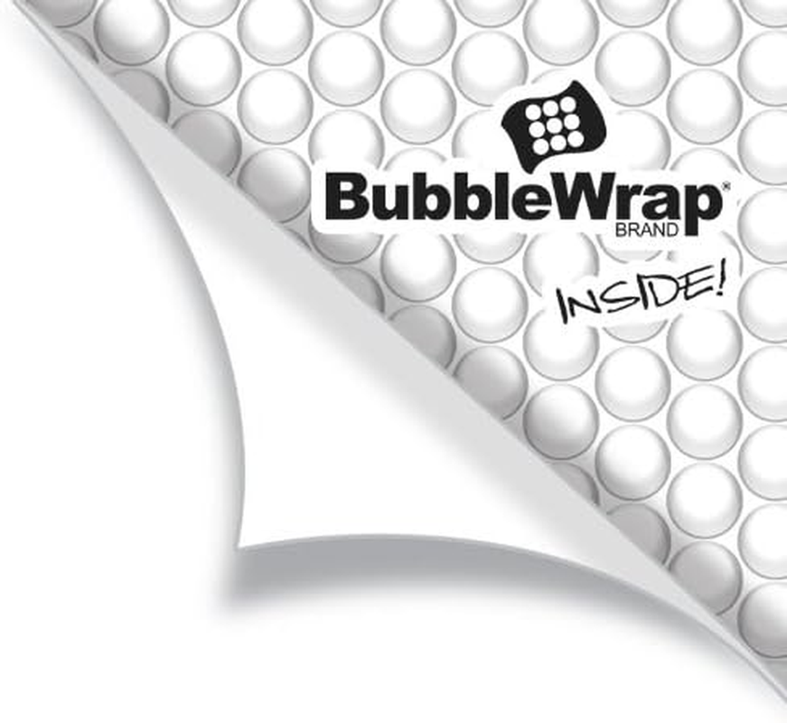 Duck Brand Bubble Wrap Cushioned Poly Mailers, White, #0-6 X 9 Inches, 25-Pack (664796) image number 1