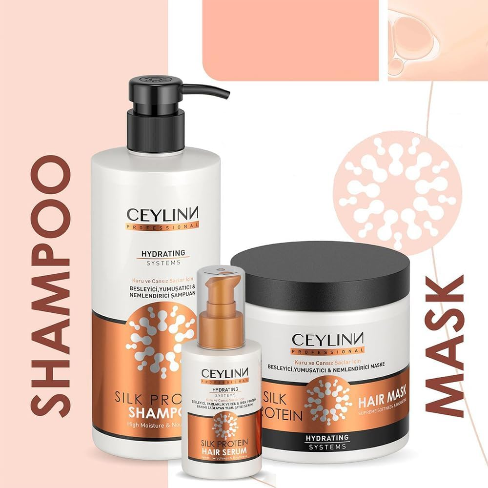 Ceylinn Silk Protein Shampoo 500Ml image number 4