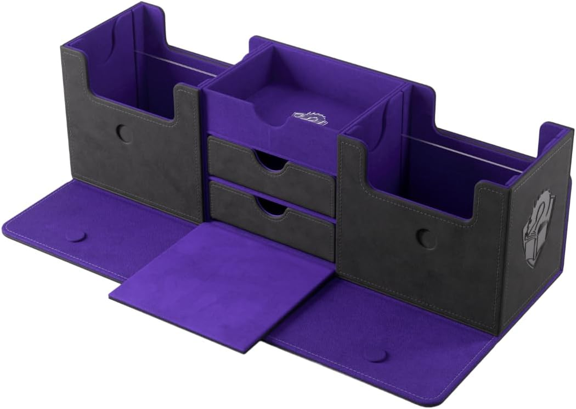 Gamegenic | the Academic 266+ XL Black/Purple | Trading Card & Accessory Holder image number 1