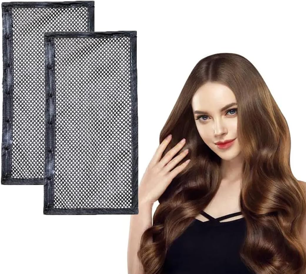 Hair Clips 2 Pack Curlers Curling Iron Curling Net Curling Aid Presented in the Shape of Mesh Hair Accessories image number 3