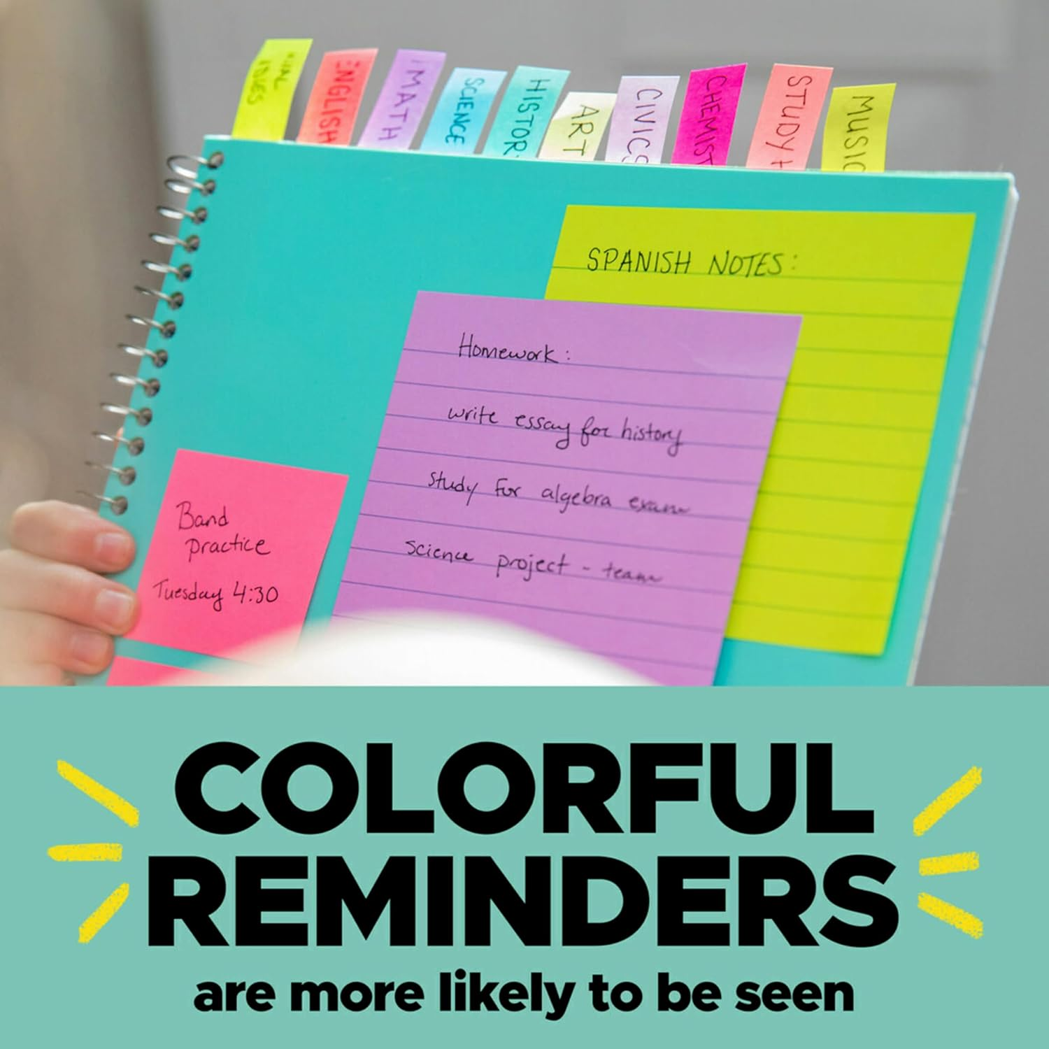 Post-It Flags Yellow 25.4Mm X 43.2Mm 680-YW2 image number 6