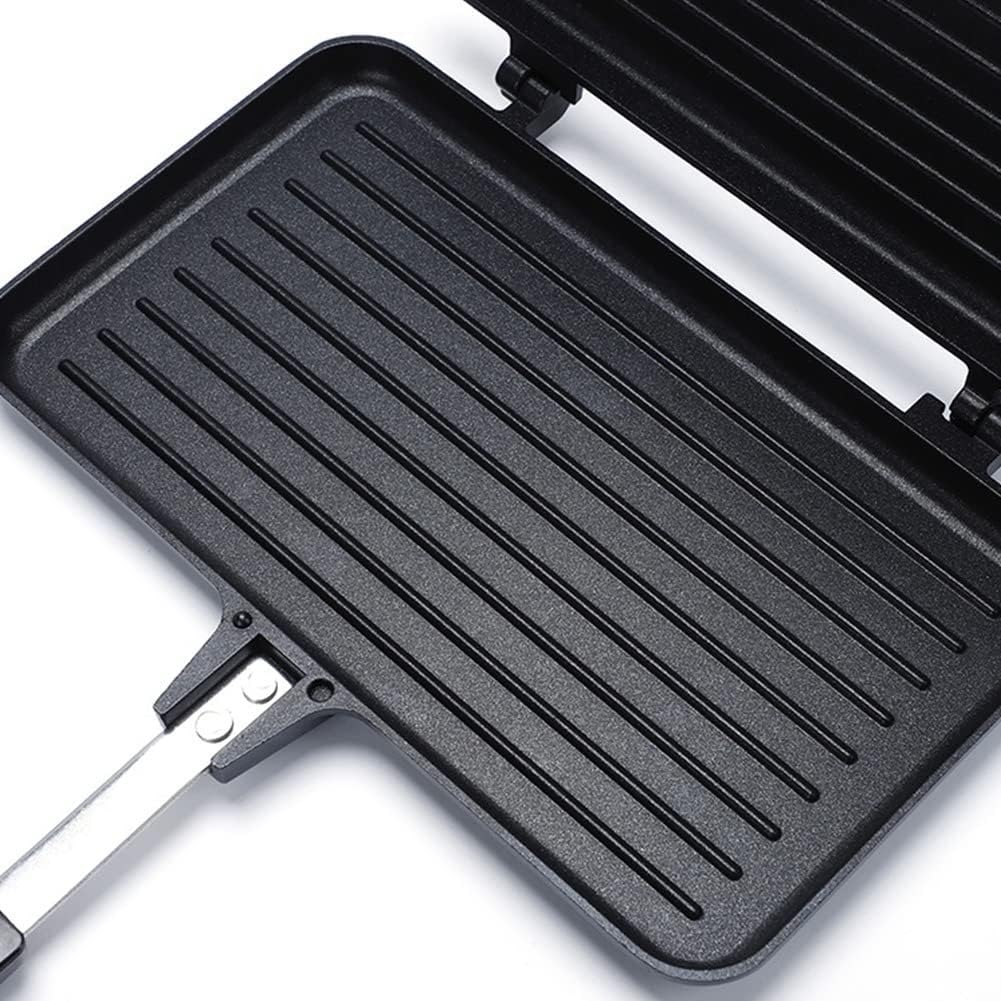 Gas Non-Stick Sandwich Maker Sandwich Maker Aluminium Alloy Mould Grill Frying Pan image number 4