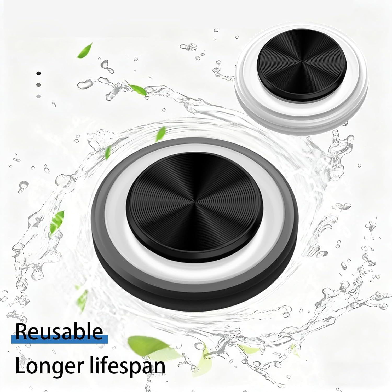 JANGJANG Mobile Joystick Game Controller, 2 Pack, Touchscreen Gaming Pad for Iphone, Ipad, Android Phones/Tablets, with Small Storage Case, Black & White image number 2