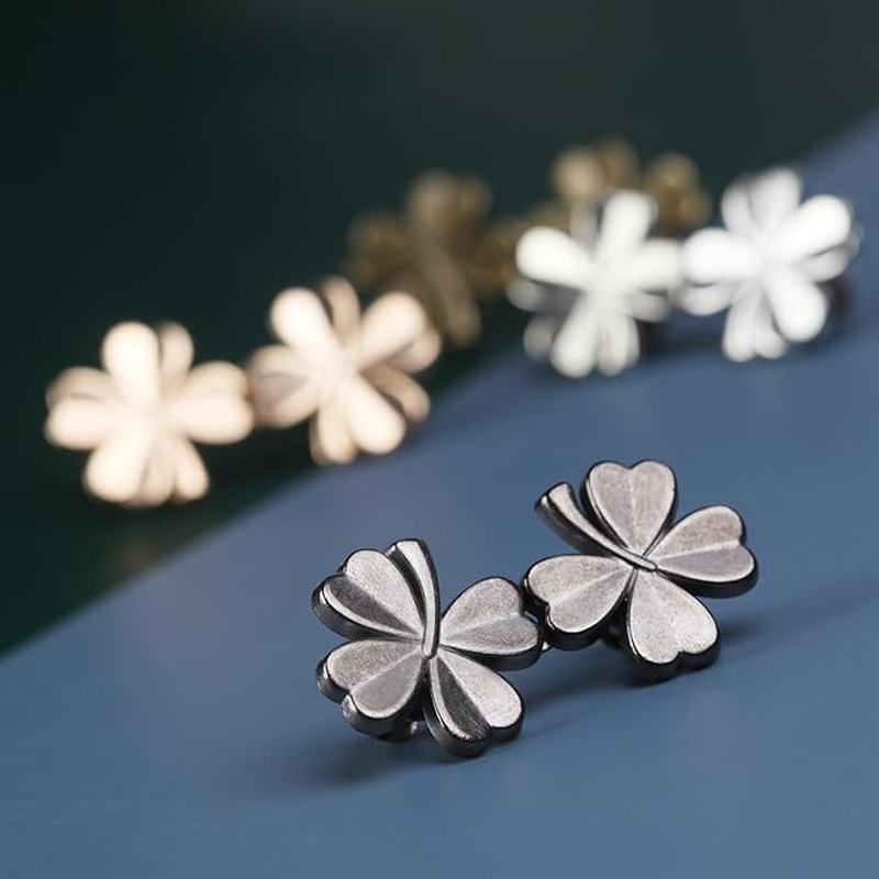 Adjustable Jeans Button 4-Pack | No-Sew Pant Waist Tightener for Loose Pants/Shorts/Denim | Zinc Alloy Detachable Clips for Weight Loss, Pregnancy & Curvy Fit (Multi-Color)