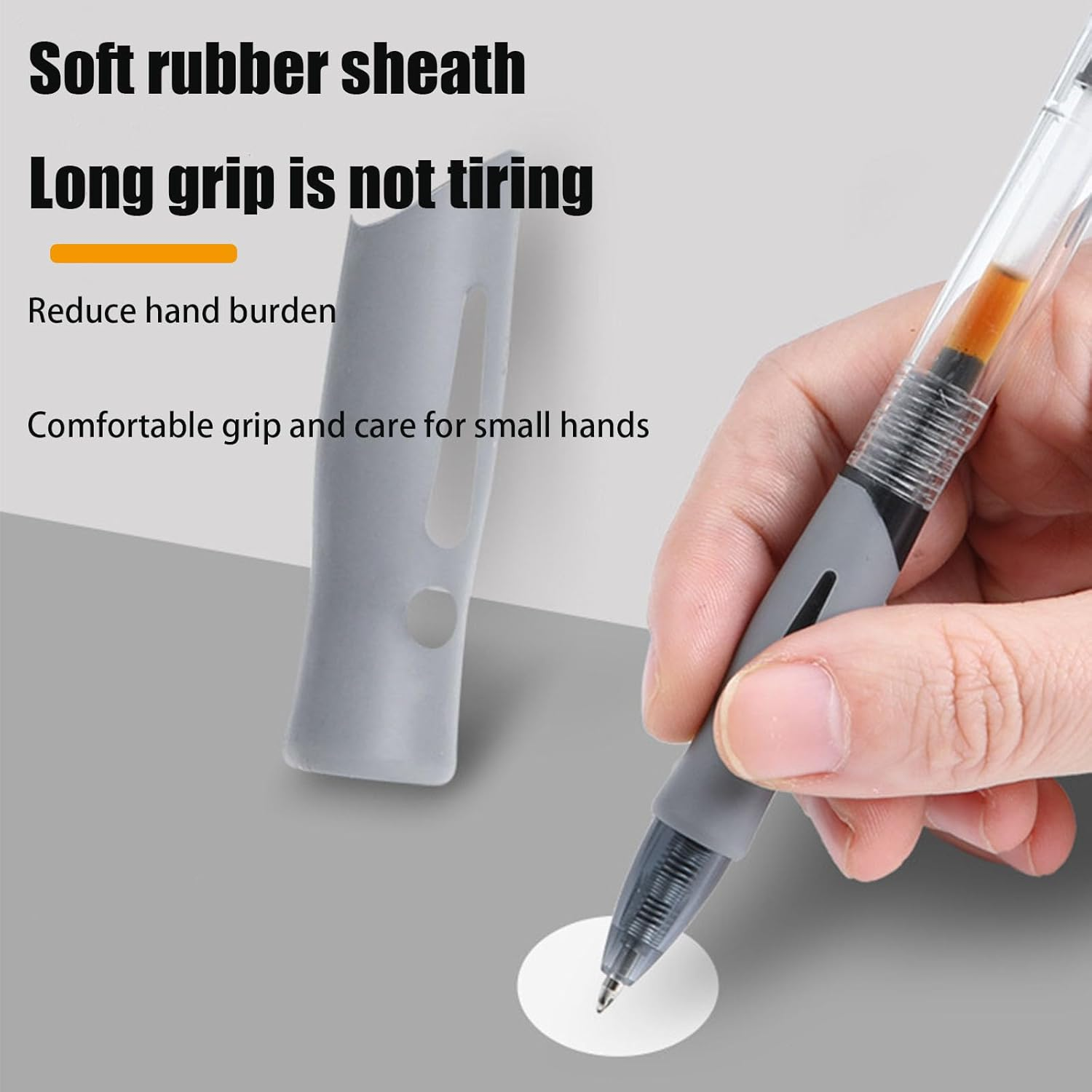 Retractable Fine Gel Pen, Black Gel Pen Fine Point Retractable Gel Ink Rollerball Pens for Smooth Writing (0.5Mm) (12PCS)