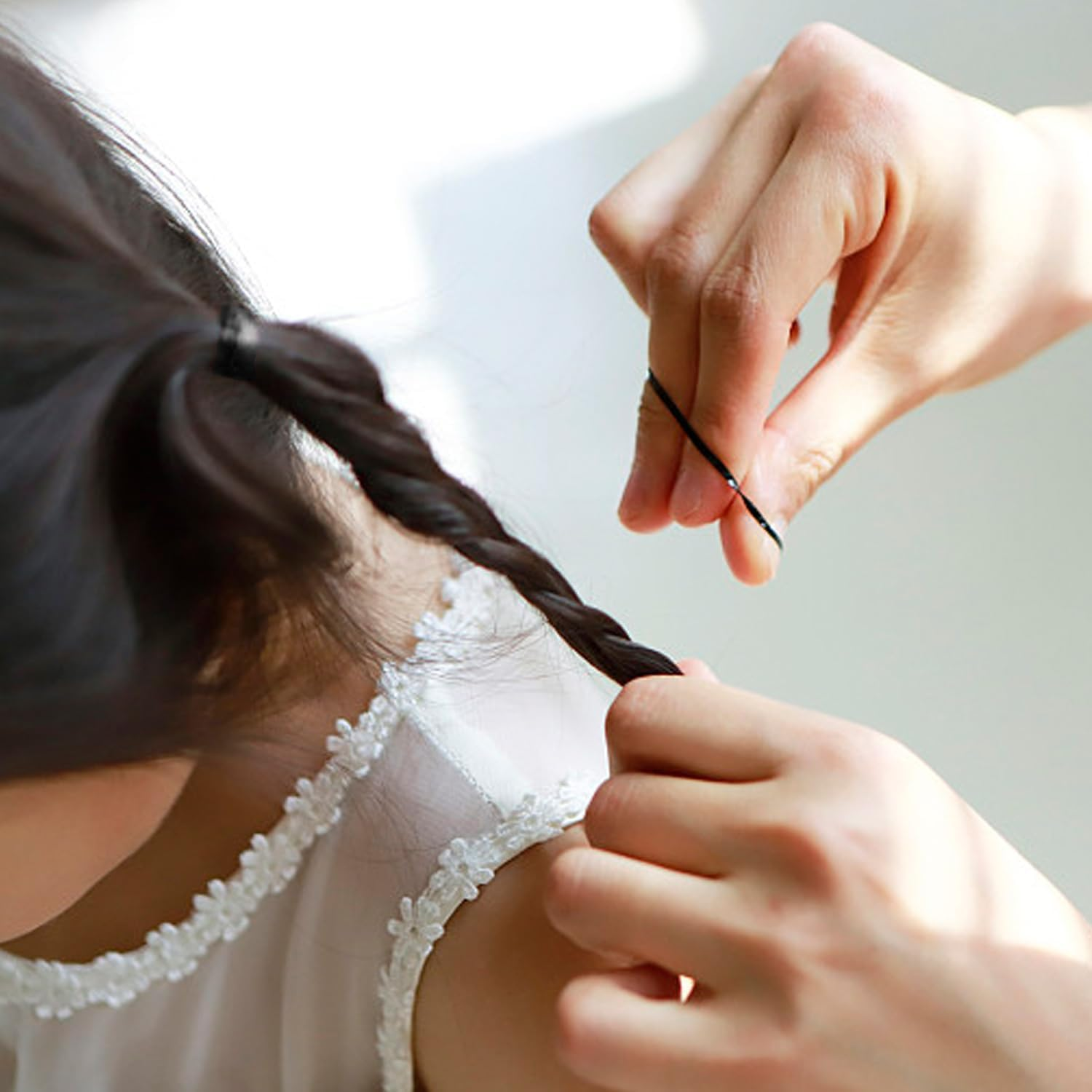 CHROMACRAFT Pack of 1000 Elastic Hair Bobbles, Women'S Small Hair Bobbles, Transparent Hair Ties, Small Rubber Bands