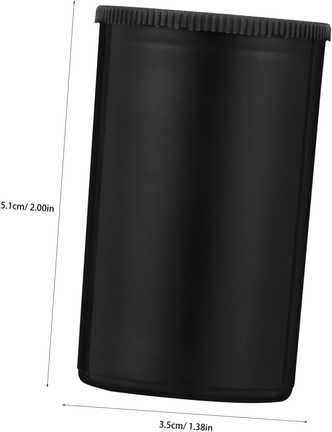 Veemoon 20Pcs Reusable Film Canisters for 35Mm Film Storage Black White Plastic Containers Lids for Photography Geocaching