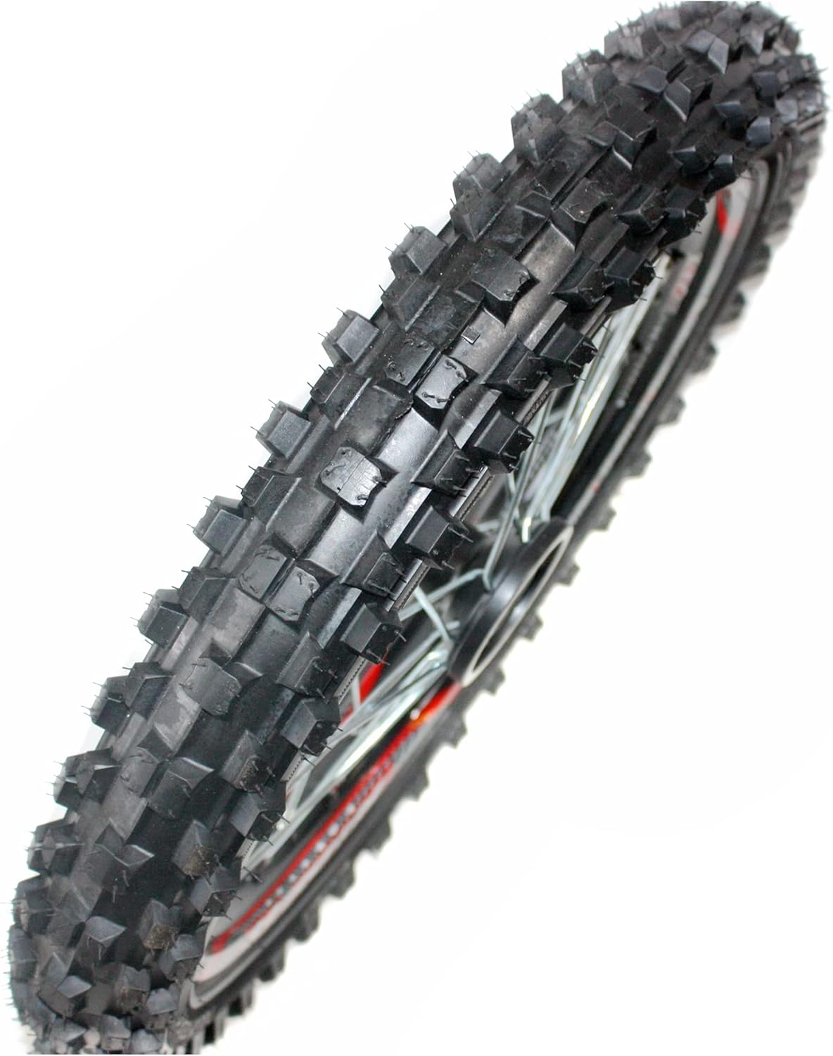 BLACK 15Mm Axle 70/100-17 17" Inch Front Wheel Rim Tyre Tire PIT PRO Dirt Bike image number 3