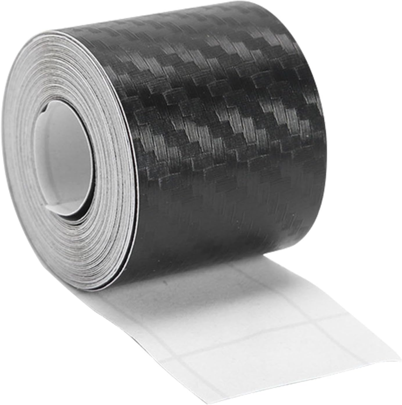 Maciun Car Carbon Fiber Tape - 3D Wrap Detailing Film, Adhesive Twill Weave Sheet Sticker, Protection Tape for Trunk Bumper Dashboard
