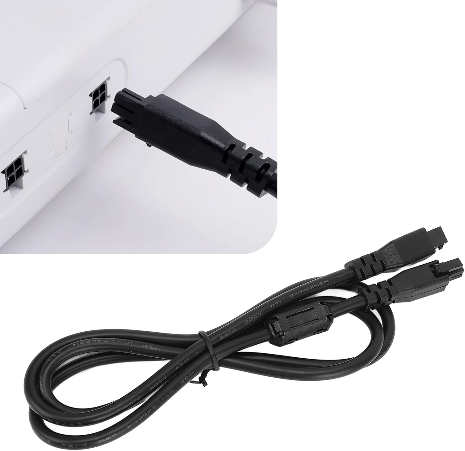 1M 4Pin Extension Cable for Bambu Lab AMS Lite, 22AWG Copper Coring, 5Mm Thick PVC Cable, for Bambulab A1, A1 Mini 3D Printer, Connect Your A1Mini Series to AMS Lite Effortlessly (With Magnetic Ring) image number 1