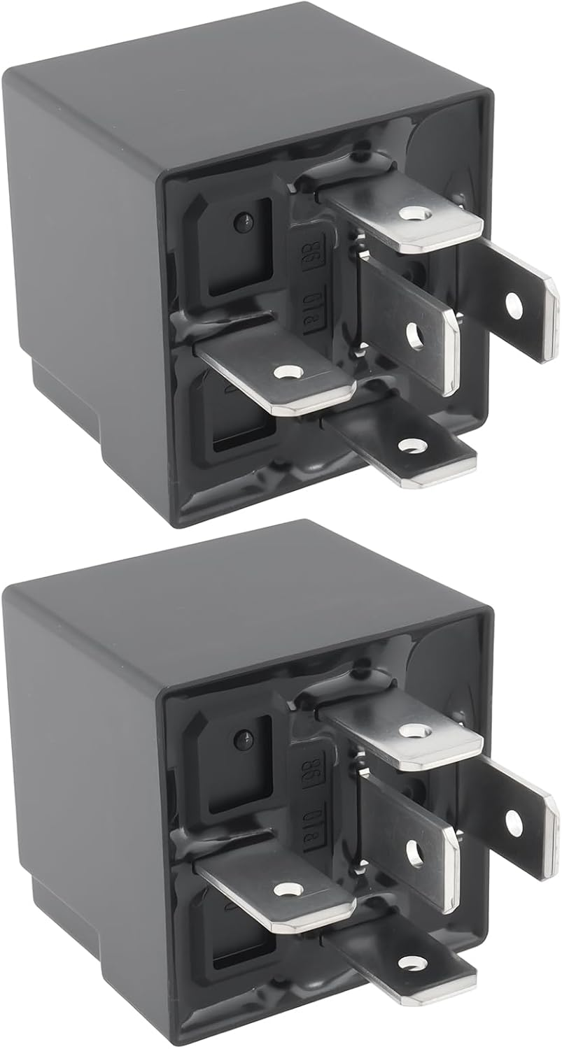 OTOTEC 2PCS 12V Automotive 5 Pin Relay 04727370AA Aluminum Alloy Compatible with Chrysler Compatible with Dodge image number 4