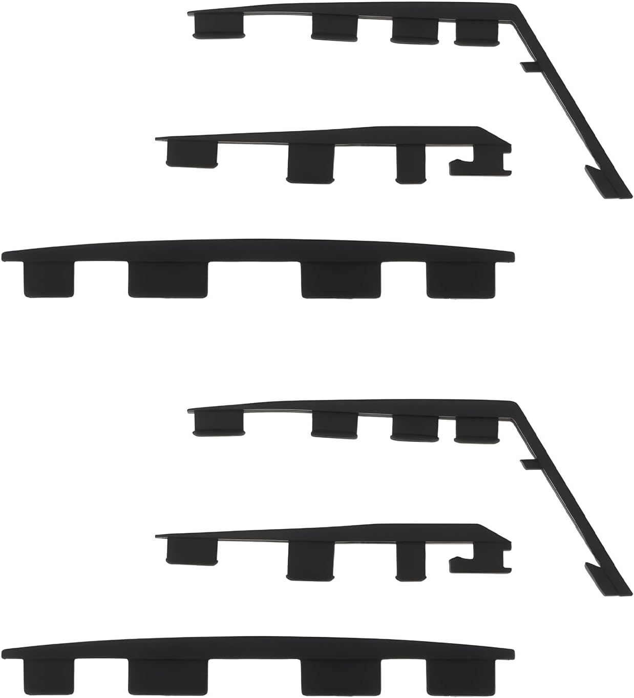 LT Easiyl 2 Sets Game Console Rubber Feet Set Compatible with PS4 CUH-1000 1000 Black