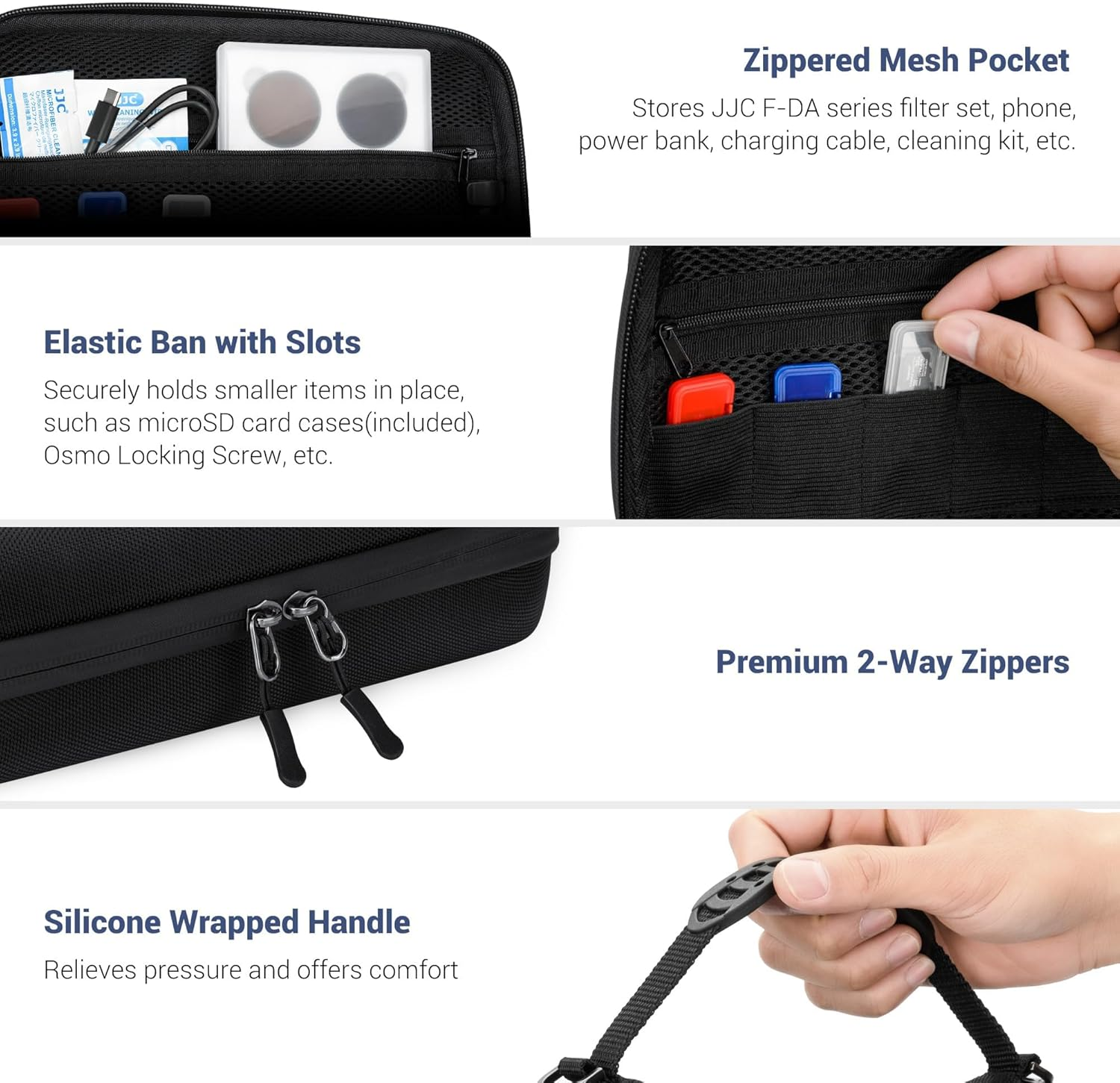 Hard Shell Osmo Action 5 Pro Case,Portable EVA Carrying Case Shoulder Bag for DJI Osmo Action 5 Pro/Action 4/3 Adventure Combo,Waterproof Action 5 Pro Accessories Protective Storage Case for Travel image number 1