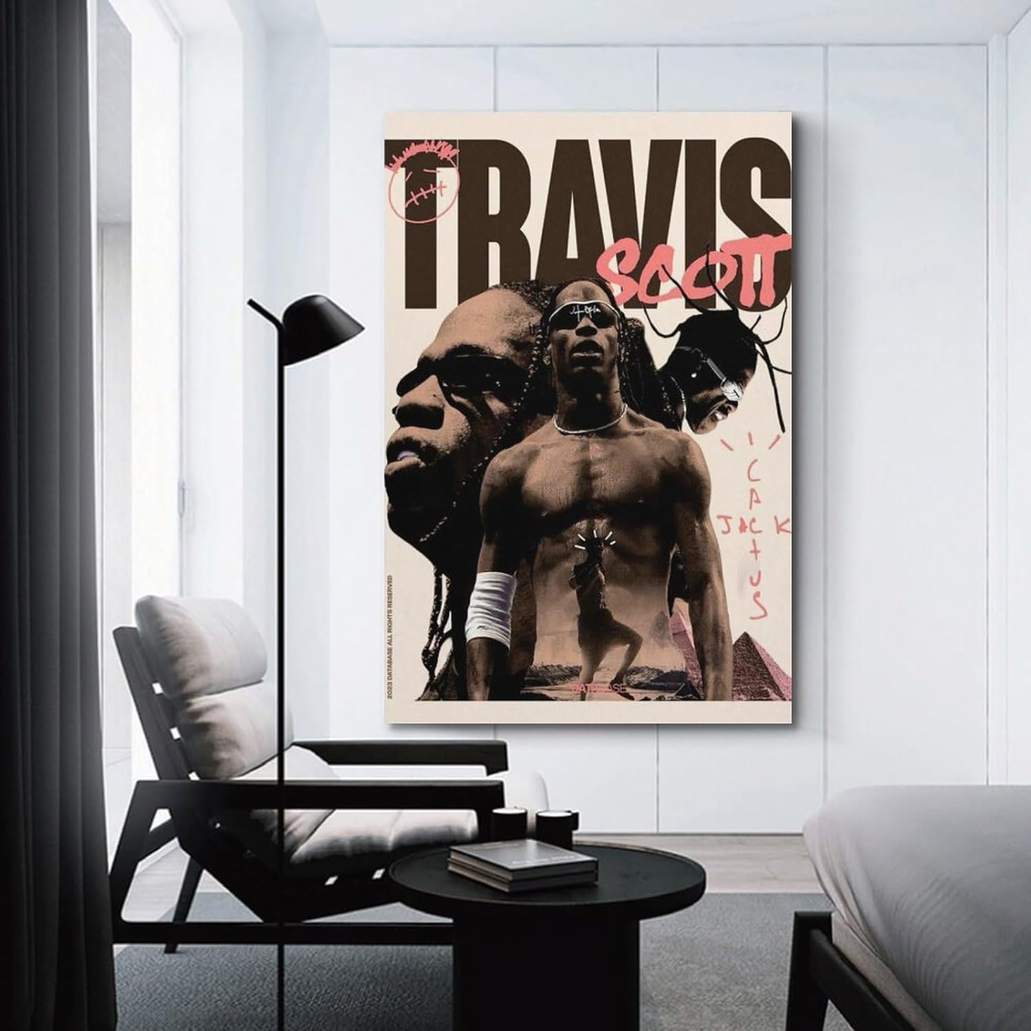 Wall Art Travis Msuic Poster Scott Poster Canvas Painting Wall Art Picture Home Decor Print for Bedroom Living Room Dorm Study Bar Office 12X18Inch(30X45Cm) image number 2