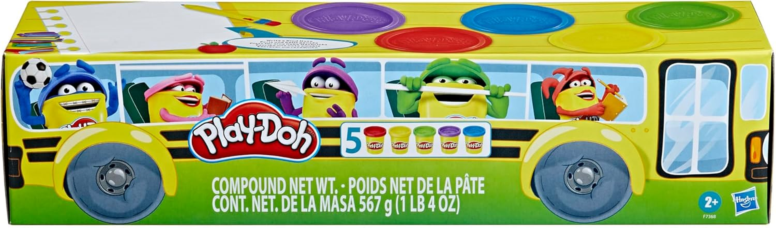 Hasbro Playdoh School Bus Pack Modelling Compound 4 Oz