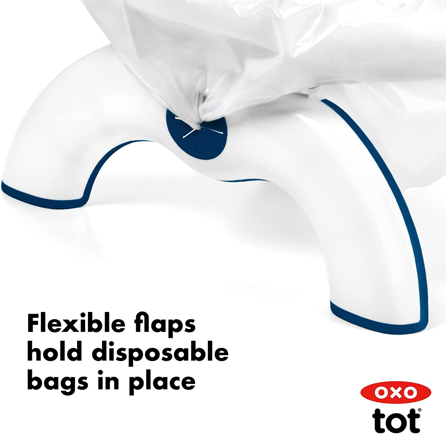 OXO Tot 2-In-1 Go Potty for Travel - Navy image number 5